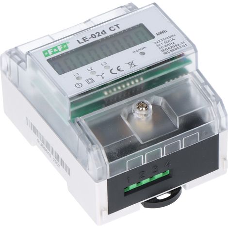 Contatore elettrico ff le-02d-ct programmabile modulare 75x115x95 (1/4)
