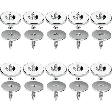 Lot de 8 fermetures magnétiques ultra-minces pour tiroirs (1/5)