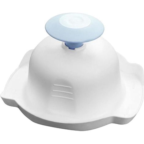 Soporte de seguridad alimentaria para mandolina o rallador, protector de dedos resistente a cortes para rallador de verduras, protector de dedos para mandolina (rosa) (1/5)