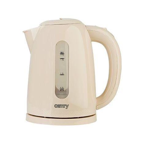 Camry CR1254C Bollitore, 2200 W, 1,7 litri, 0 Decibel, Avorio (bianco sporco) (1/4)