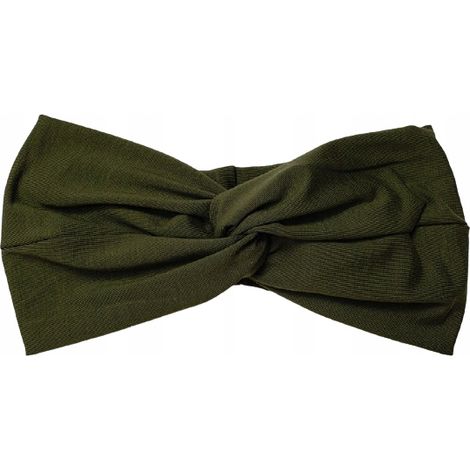 Diadema elegante para mujer color caqui 027 de bambú, con forma ideal para el verano. (1/5)
