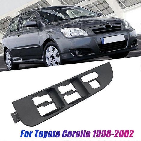 Schwarze Blende für den Hauptschalter des elektrischen Fensterhebers auf der Fahrerseite 74232-02060-B0 C0 für Toyota Corolla 1998-2002 4820-AA011 (1/3)