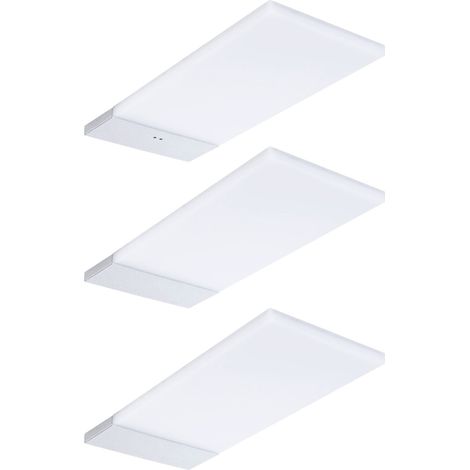 Paulmann LED Unterbauleuchte Bredo silber neutralweiß 3er Set (1/3)