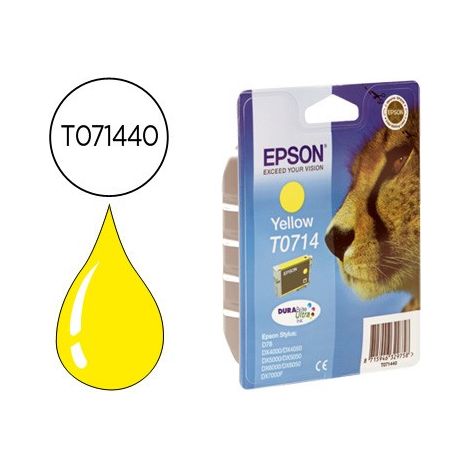 Cartucho de Tinta Original Epson T0714 Amarillo