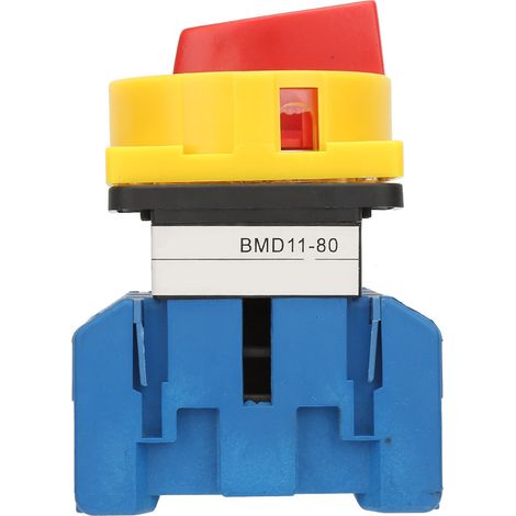 Disjoncteur de Protection 80A/100A, Interrupteur Rotatif 3 Pôles 2 Positions, Cam On/Off, Coupure de Puissance (80A) (1/4)