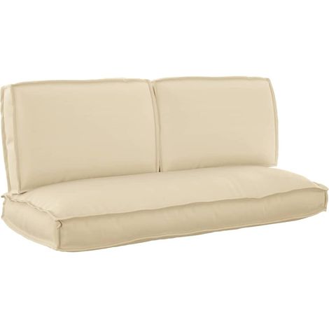 vidaXL Ensemble de coussins 3 pcs Beige Tissu Oxford (1/5)