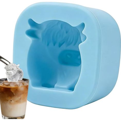 à glaçons en silicone - Vache mignonne Démoulage facile Pour refroidir (1/5)