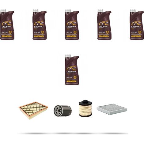 Kit tagliando 4 FILTRI e 6L OLIO compatibile con Ford S-Max II 2.0 Tdci 110kw dal 2015 (1/5)