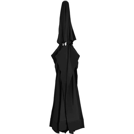 Ersatzbezug für Sonnenschirm Schwarz 610 cm