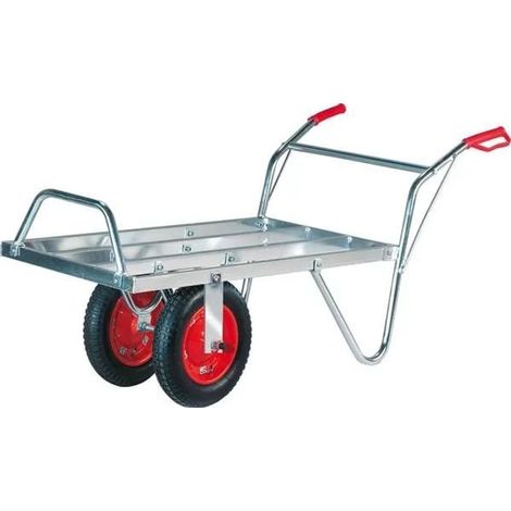 Carriole Suisse Alu 100 kg Charge Stable Kippsicher Pneumatiques 111x52 cm (1/5)