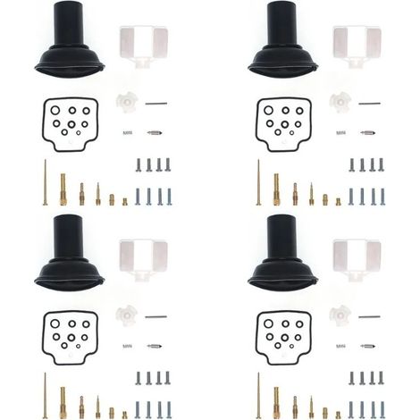 Reparatursatz für Vergaser kompatibel mit Honda Night Hawk 750, CB750, CB750L (1991–2003) – Komplettes Ersatzteilset mit Dichtungen, Membranen und Einspritzventilen-lsw