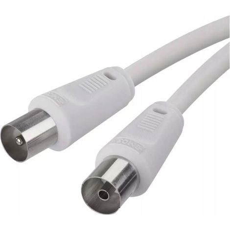 Cable de abonado de antena recta Emos de 2,5 m S30200, 1 unidad. (1/5)