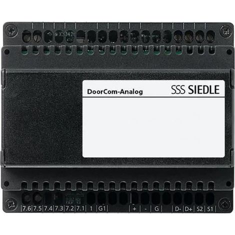 Siedle DCA 650-02 sistema di controllo accessi Nero