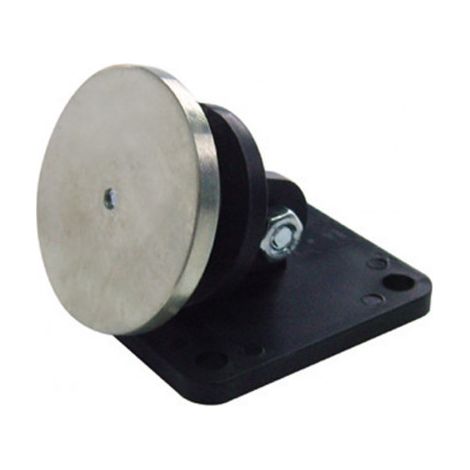 CDVI Controplacca per ventose a porte tagliafuoco 60x60x66 mm