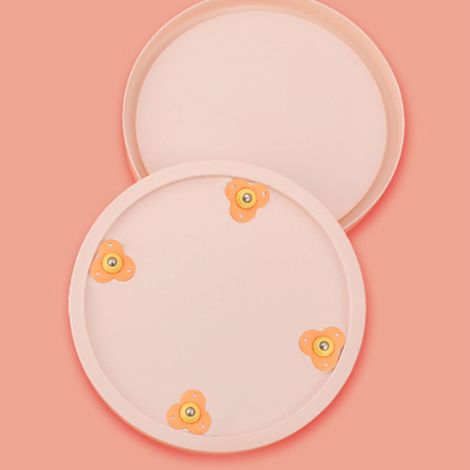 Lot de 4 roulettes auto-adhésives mini à rotation à 360° avec poulie universelle pour fond (1/5)