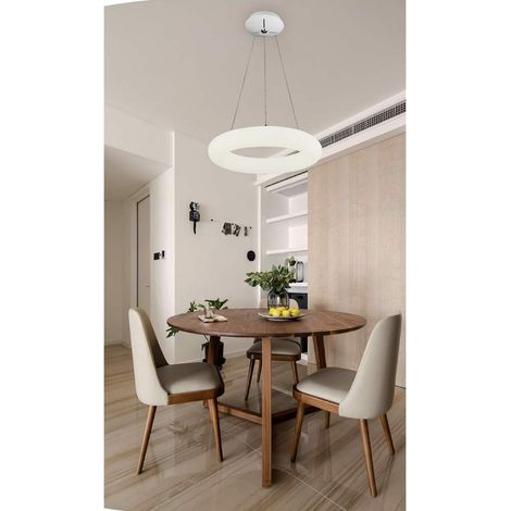 Lampadario sospeso 48 watt lampada tripla accensione luce bianca calda naturale (1/2)