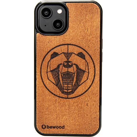 Custodia in legno Bewood per iPhone 14 Merbau Bear (1/5)