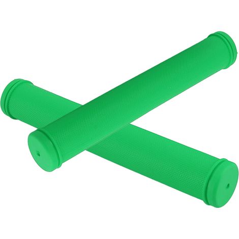 Lot de 2 poignées de guidon papillon pour vélo, absorbant les chocs, flexibles et confortables, universelles, vertes. (1/5)