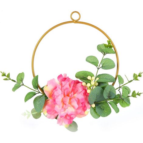 Artificial Flower Wreath Bridesmaid HandHeld Garland Wall Interior Ceiling Decoration(SPH5638 ) (1/5)