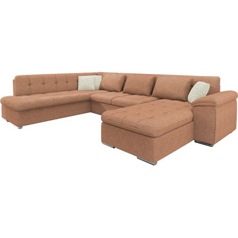 Canapé d'angle Comfivo Gemma VI, Sicuro 35 + Sempre 6, Disponible, 348x205x76cm, 0 (1/5)