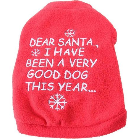 Vêtements de Noël pour chien : manteau de protection contre le froid, déguisement pour chiot, vêtements d'hiver pour l'extérieur et la maison (taille M)-M