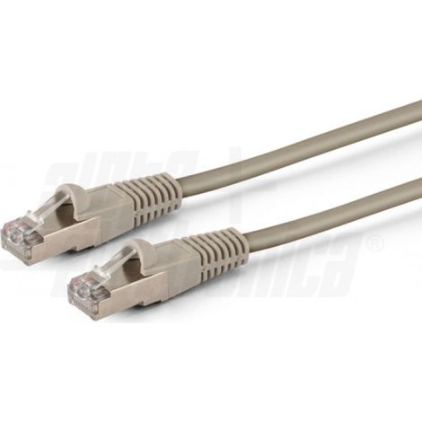 Cavo di rete Patch in Rame Cat. 5e Grigio F/UTP 0,5m