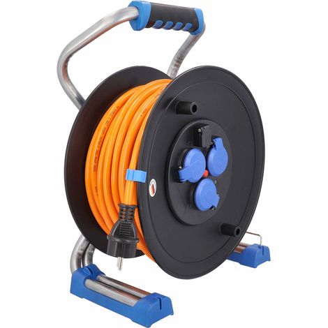 Kabeltrommel mit USB, Spannungsanzeige 40m H07BQ-F 3G2,5 IP44 (1/4)
