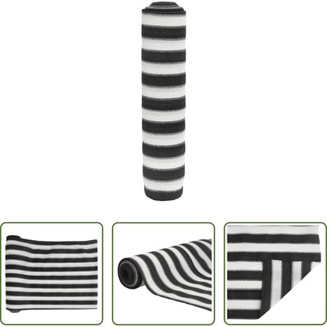 vidaXL Balkonschatten -  Zaunblende Anthrazit und Weiß 1,2x25 m HDPE 75 g/m²