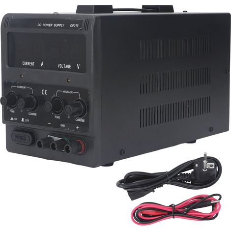 Alimentation CC variable, 30 V, 10 A, réglable, à découpage avec affichage numérique, pour la réparation d'ordinateurs portables et de téléphones portables, prise européenne 220 V (1/5)