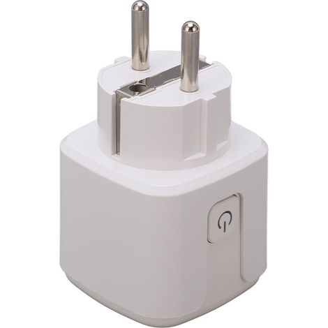 Intelligente WLAN-Steckdose mit Timer, App-Steuerung für Schlafzimmer und Büro, EU-Stecker 100–240 V