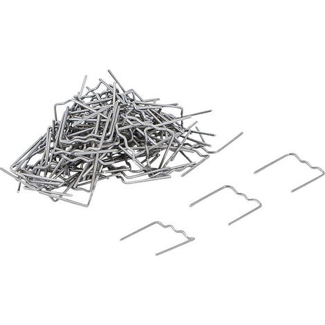 Jeu d'Agrafes de Réparation Plate 0,8 mm - 100 pcs - Fixation Précise et Durable, Pro - D-Work (1/5)