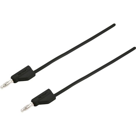 CORDON DE MESURE VOLTCRAFT MSB-300-0.25-SW NOIR 0.25 M 1 PC(S) (1/5)