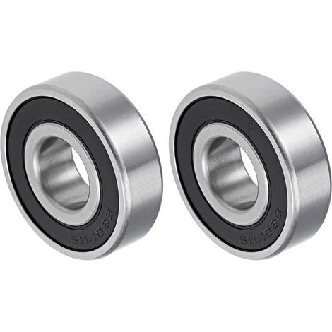 6203-16-2RS 16x40x12mm Ball Bearings 2PCS Chrome Steel (1/5)