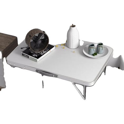 Table pliante, design portable, matériau durable, 80CM 2.6FT Pliable (1/2)