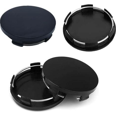 4pcs 60 mm Universal Car Wheel Centre Hub Caps in Black Compatible with – Rim Covers for Car Accessories (OD 60 mm ID 56 mm) (1/5)