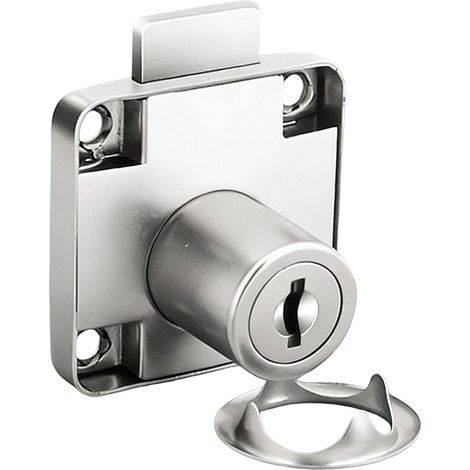 Serrure À Came Batteuse Droite - Cylindre À 6 Billes - Épaisseur Max 20 mm - Pour Boîte Aux Lettres Casier Bureau - 2 Clés Pliantes