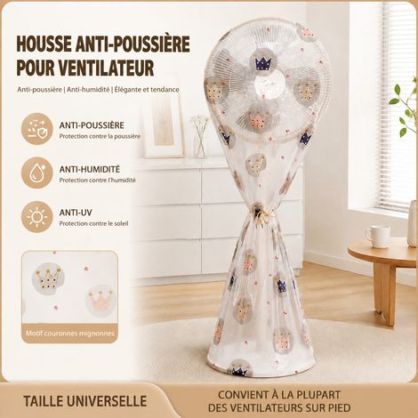 Housse de protection intégrale pour ventilateur 18 pouces motif couronne 70x155 cm 18 70 155 150 g – Livraison gratuite