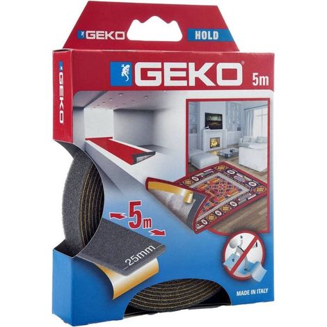 NASTRO ADESIVO ANTISCIVOLO PER TAPPETI H MM 25 X 5 M  IN BOX CHIUSO