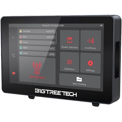 Imprimante 3D BIGTREETECH K-Touch 5 pouces avec écran tactile Klipper, contrôle sans fil et télécommande pour Voron Ender 3 FDM