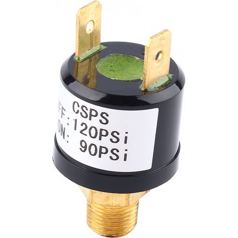 Pressostat robuste pour compresseur d'air 90-120 PSI (1/5)