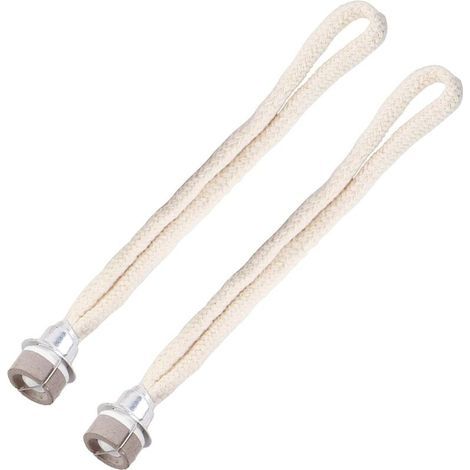 2PCS Mèches De Rechange avec Brûleur pour Lampes À Huile Catalytiques Parfum en Bois Diffuseur De Brûleur Catalytique pour Diffuseurs D'Aromathérapie, Décoration De La Maison, Tête Argen (1/5)