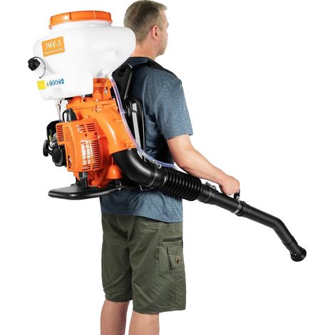 Pulvérisateur à moteur, capacité du réservoir de 14L, moteur 2 temps efficace, Orange (1/2)