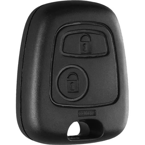 Andere Autoteile, Fernbedienungsknopf-Schlüsselersatz mit Schraube für Citroen C1 C2 C3 C4 C5 Xsara Picasso Saxo Berlingo Toyota Aygo Peugeot 103 206 207 307 Schwarz Cisea