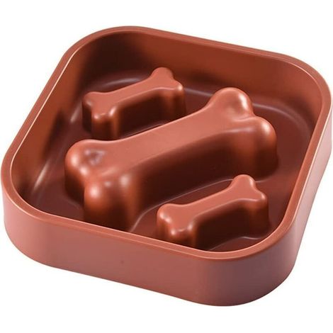 Slow Feeder Dog Bowl Fun Bowl for Dogs Anti-Choke Interactive Anti-Gobble Bowls Stop Bloating Healthy Dog Bowls Slow Eating Big Pet Bowl (1/5)