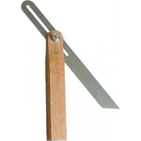 SOFOP TALIAPLAST - Fausse équerre à coulisse 25cm talon bois