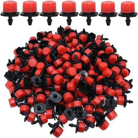 150Pcs Goutteurs Irrigation Goutte à Goutte dripper, Buses de Gicleurs Émetteur Jardin, Arrosage Goutte à Goutte Automatique 360°Réglable pour Plante Serre Pelouse DIY (1/5)