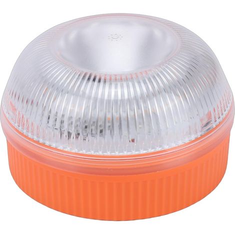 Baliza de emergencia LED para coches y motocicletas, baliza portátil de seguridad vial con base magnética para acampadas, cortes de luz y asistencia. (1/5)