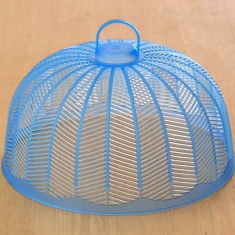 【Coperchio per piatti riutilizzabile】 - 【Coperchio per piatti in materiale PP】, adatto per pasti all'aperto, resistente a insetti e polvere, peso 40 grammi, colore casuale. (1/5)