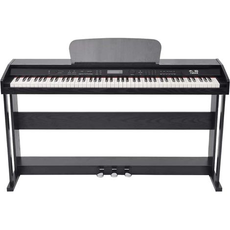 Piano numérique avec pédales 88 touches Noir Panneau mélamine (1/4)