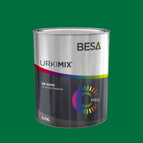 Pot de peinture Polyuréthane / bi composant Vert Menthe RAL 6029  Brillant - 5 kg